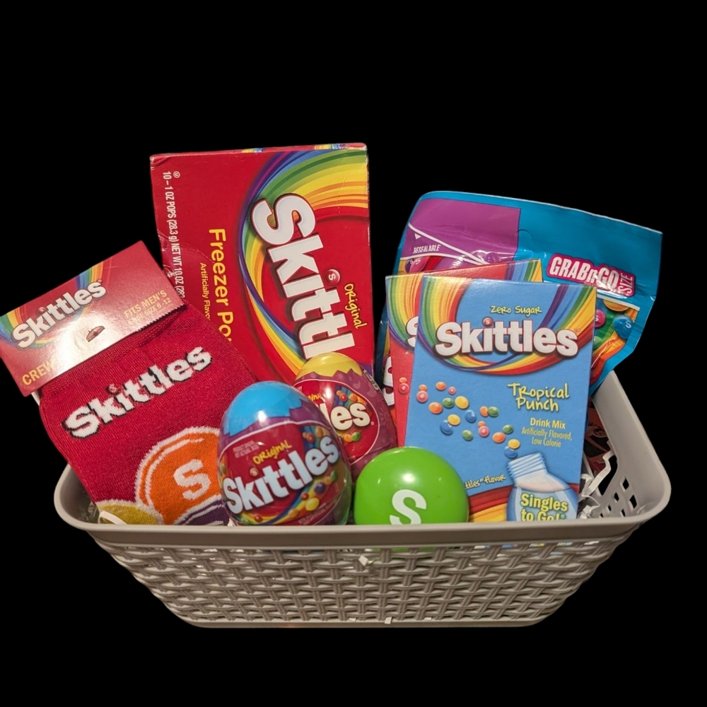 Skittles Candy Gift Basket